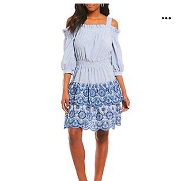 NWT Gibson Latimer Flourish Dress - Picture 1 of 9